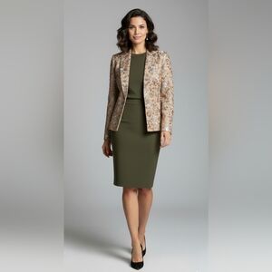 Johnny Was BIYA Embroidered Silk Blazer Jacket S